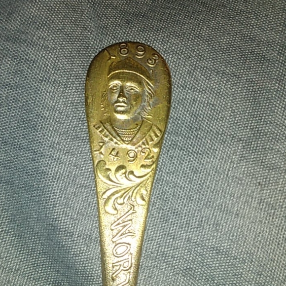 1893 World's Fair Souvenir Spoon - Picture 2 of 7